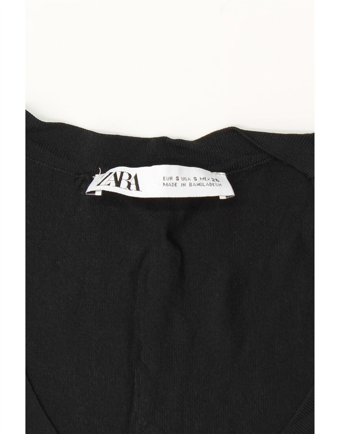 Zara Damevest Top UK 8 Lille Sort