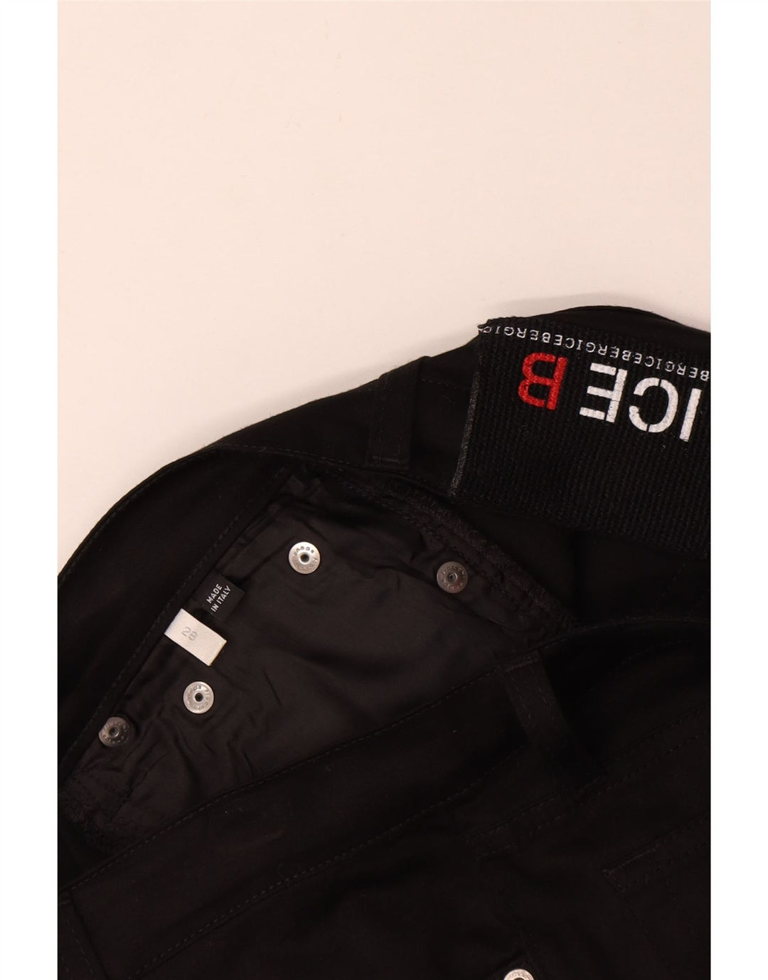 Iceberg Dame Bootcut Casual Bukser W28 L30 Sort Bomuld