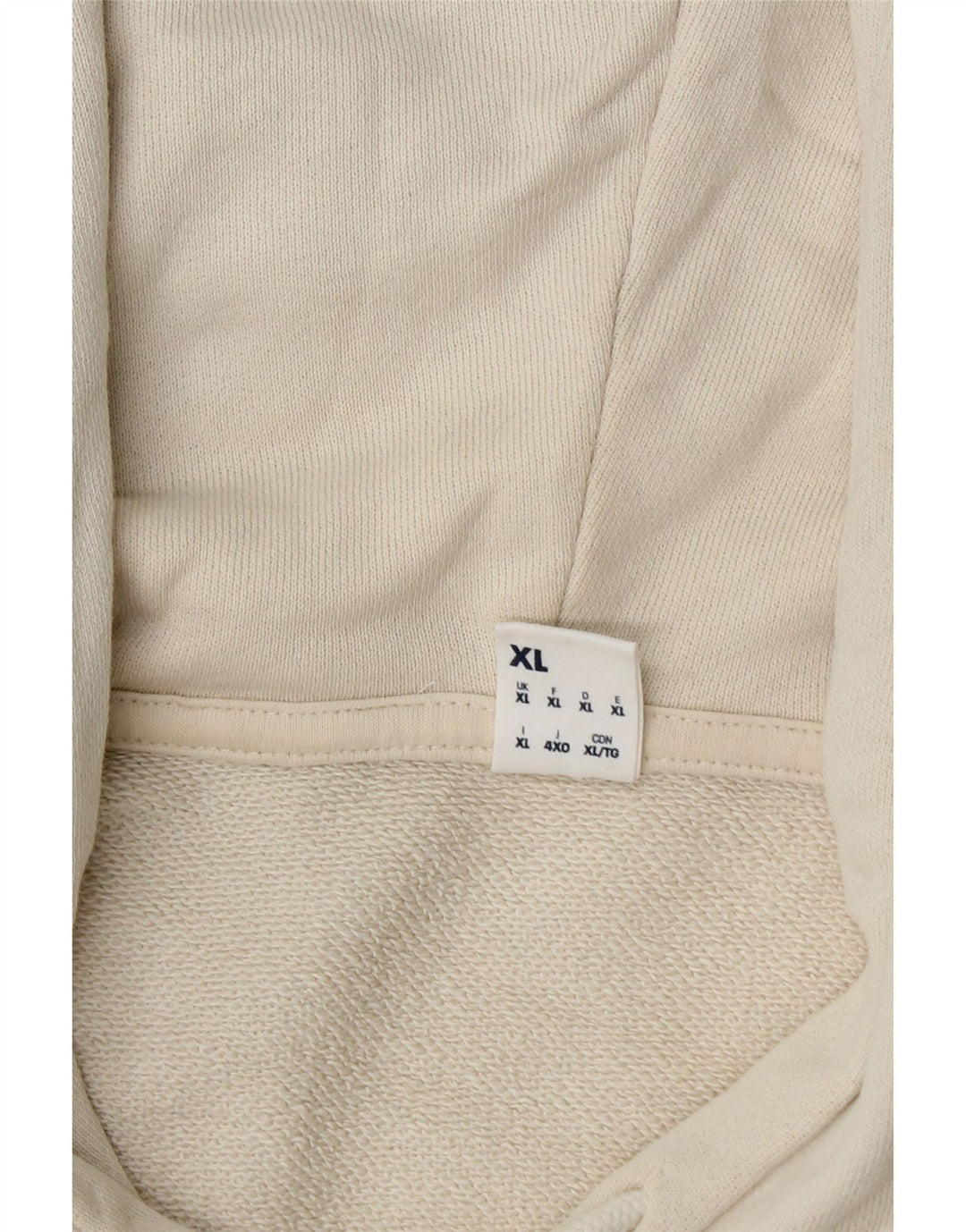 REEBOK Herre hættetrøje XL Hvid bomuld