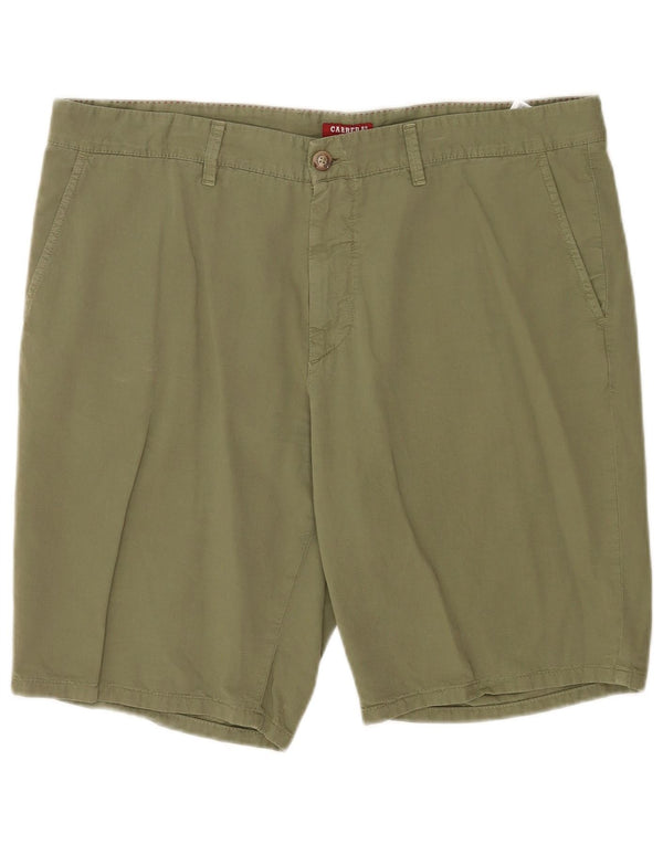 Carrera Herre Regular Fit Chino Shorts W38 XL Grøn Bomuld