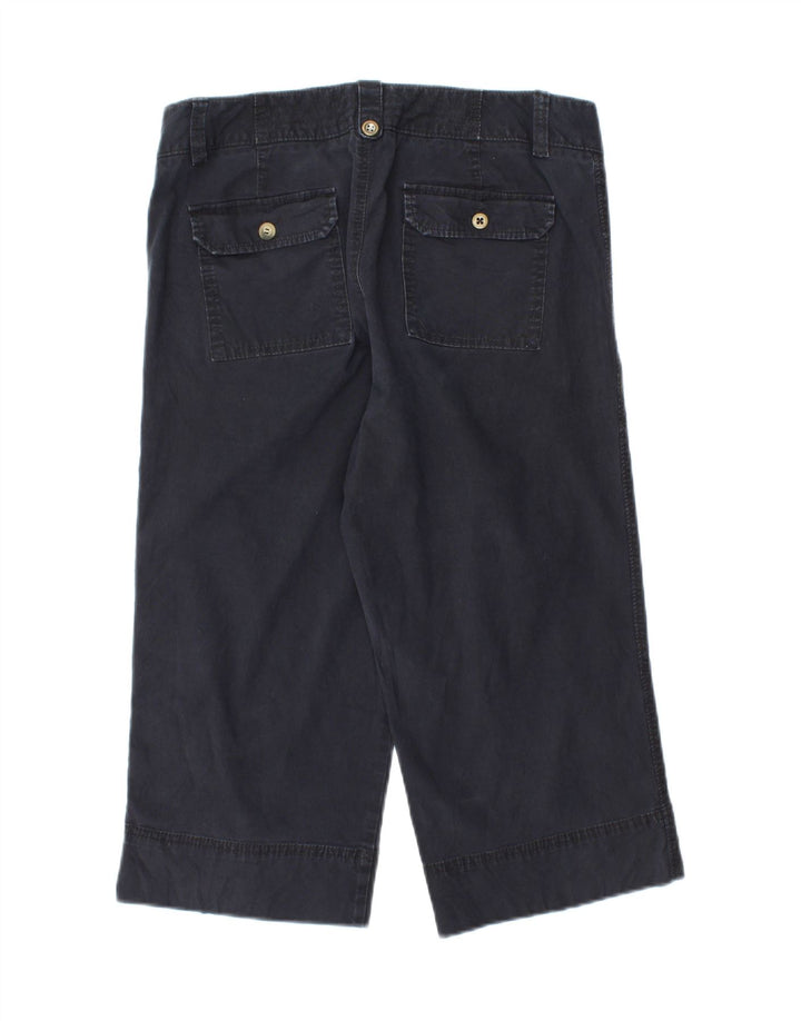 DOCKERS Womens Curvy Mid Rise Capri Trousers US 8 Medium W32 L19 Navy Blue Vintage Dockers and Second-Hand Dockers from Messina Hembry 