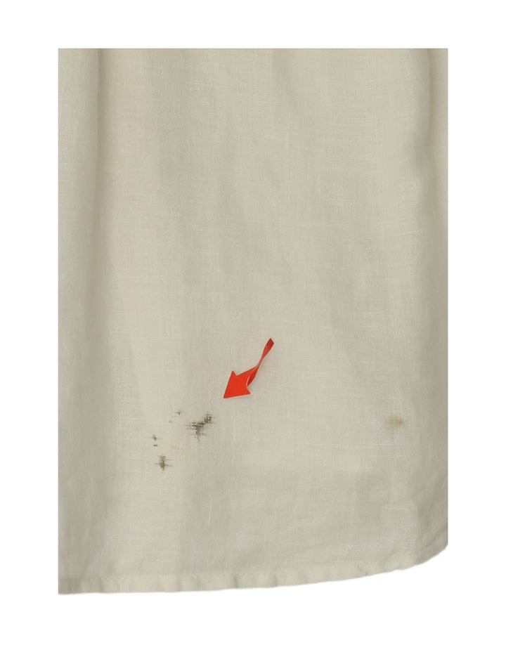 C.P. Company Boys Shirt 11-12 Years Off White Linen