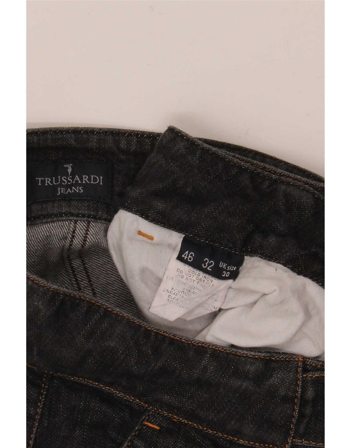 Trussardi Dame Bootcut Jeans W30 L32 Sort Bomuld