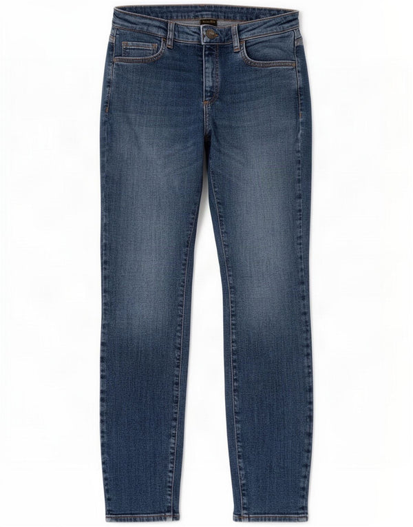 Massimo Dutti Dame Mid Rise Skinny Jeans EU 38 Small W28 L29 Blue Cotton