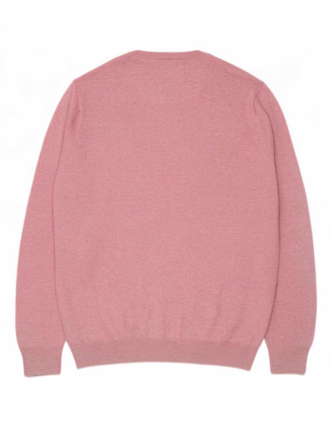 Marks & Spencer Herre Regular Fit Crew Neck sweater Stor Pink Bomuld