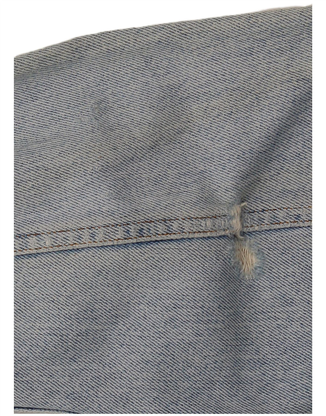 CHARRO Dame Oversized Denim Jacket UK 10 Small Blue Cotton