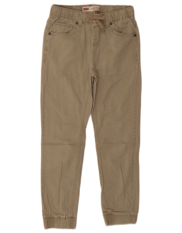 Levi's Boys Joggers Casual Bukser 9-10 år W25 L26 Beige Bomuld