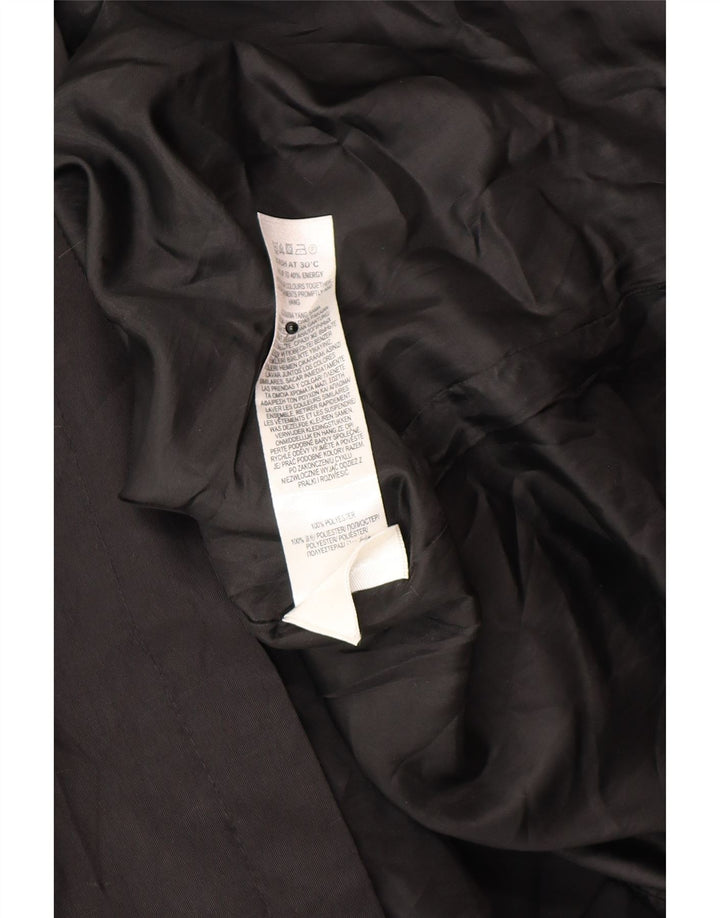 Marks & Spencer Trench Coat til kvinder UK 22 3XL Sort Polyester