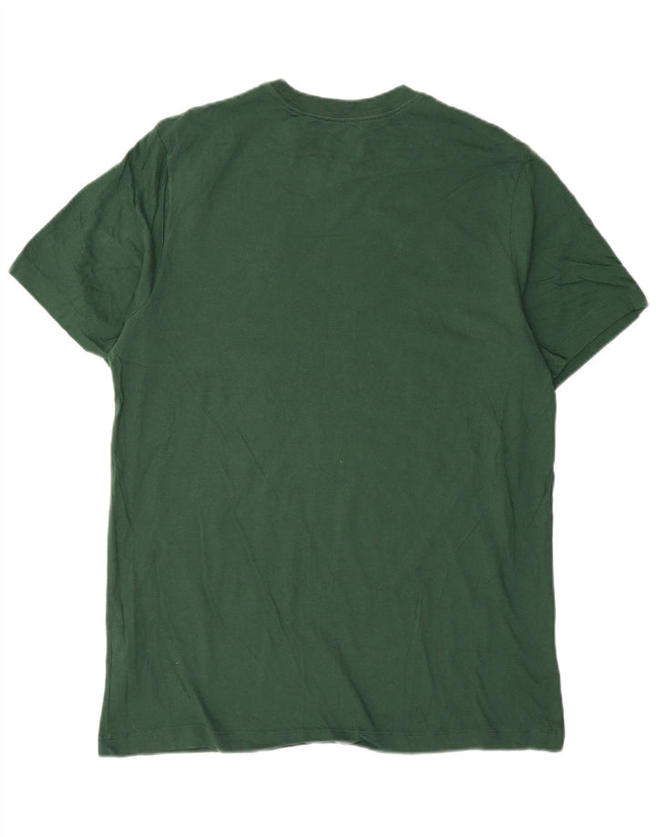 Nike T-shirt top mellem grøn bomuld til mænd