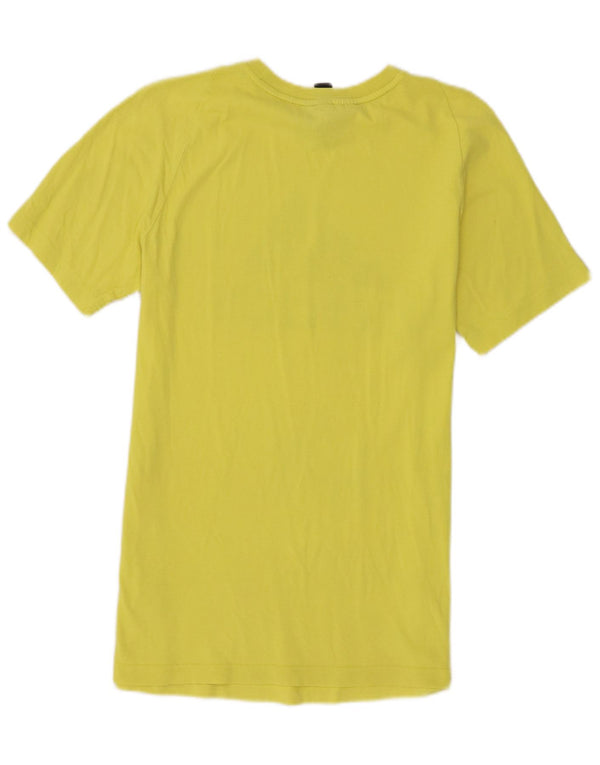 Adidas drenge grafisk t-shirt top 15-16 år gul bomuld
