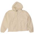 New Balance Dame Oversized Hooded Windbreaker Jacket UK 14 Medium White
