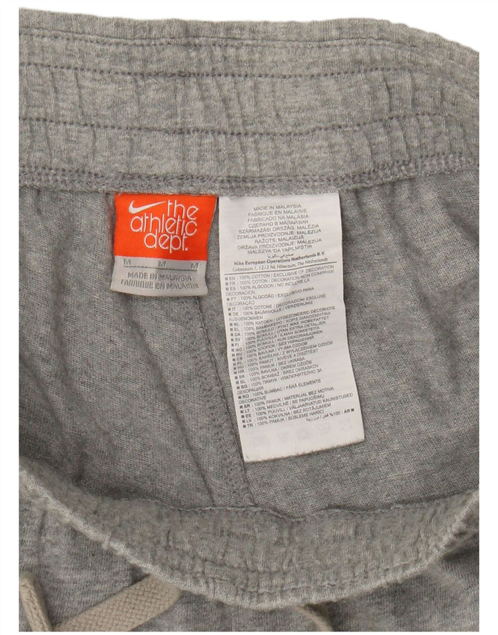 NIKE Mens Sport Shorts Medium  Grey Cotton