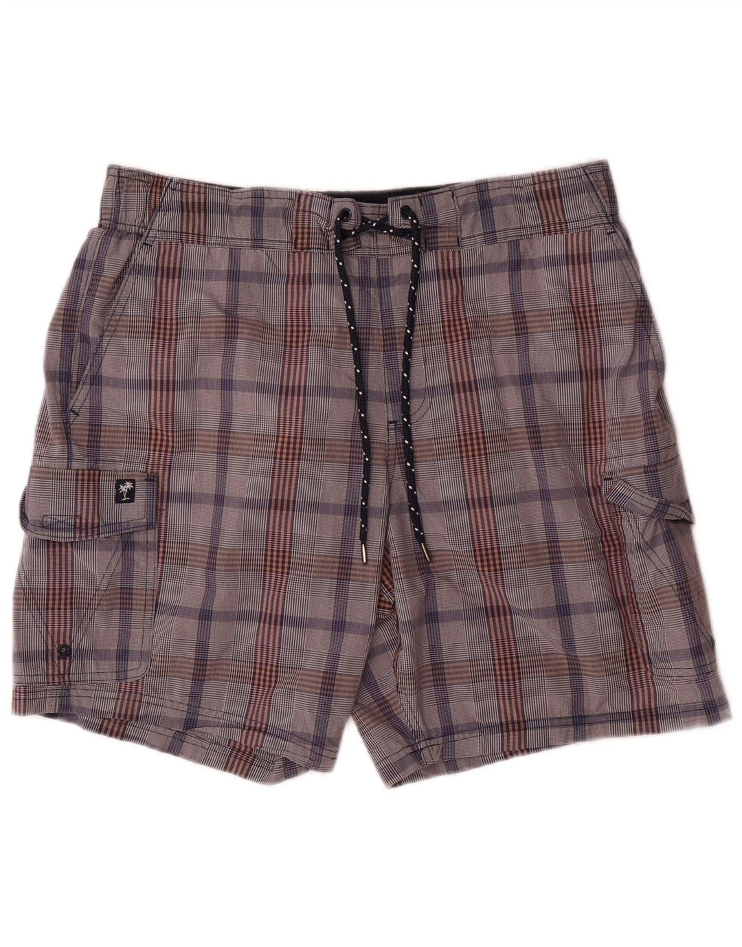 Marks & Spencer Herre Cargo svømmeshorts store grå ternet bomuld