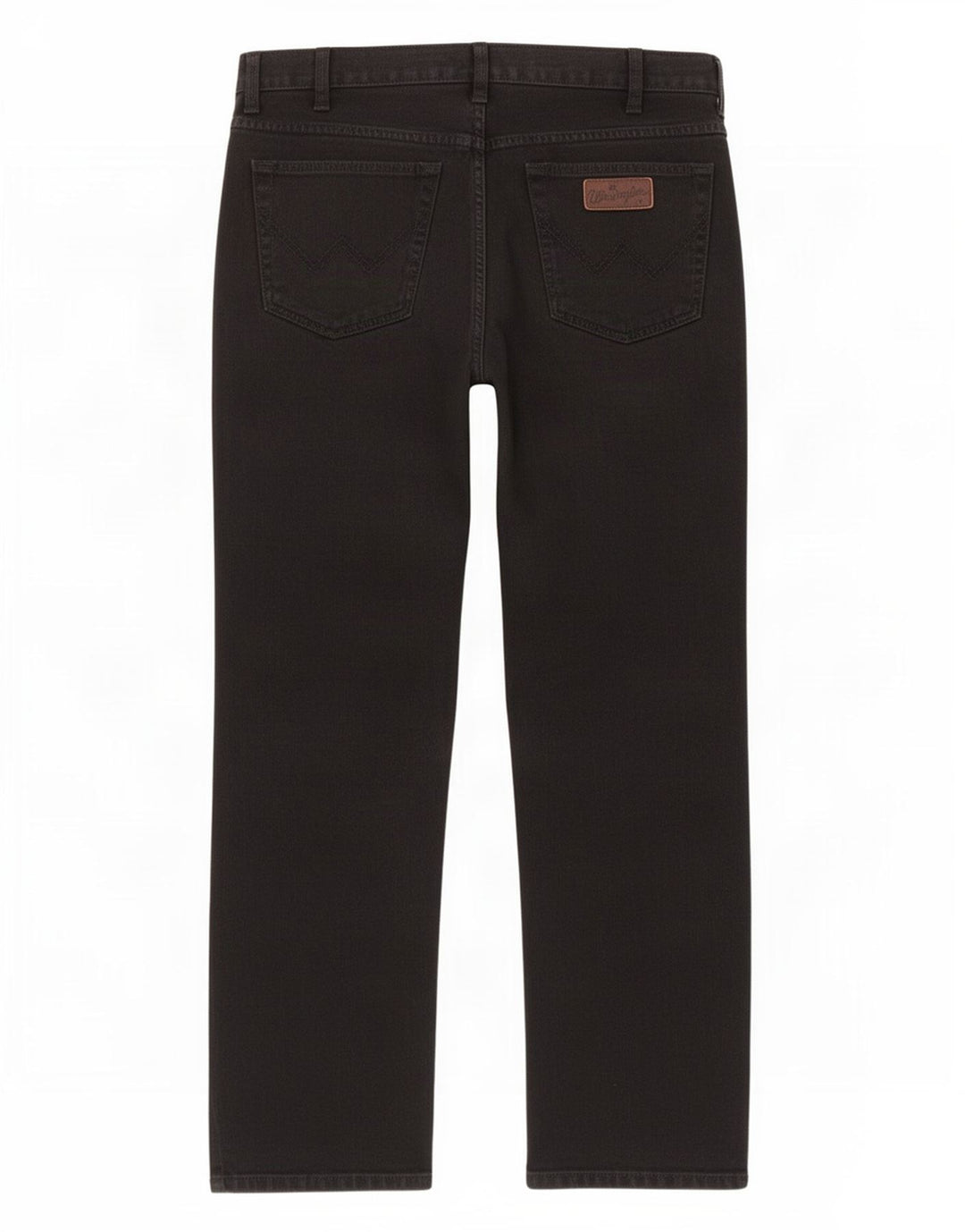 Wrangler Herre Texas Straight Jeans W38 L32 Sort Bomuld