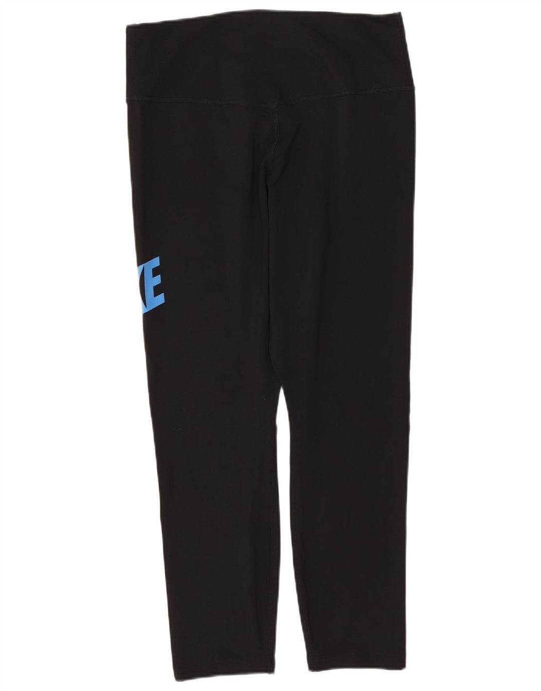 Nike Dame Dri Fit Grafiske Capri Leggings UK 12 Medium Sort Polyester