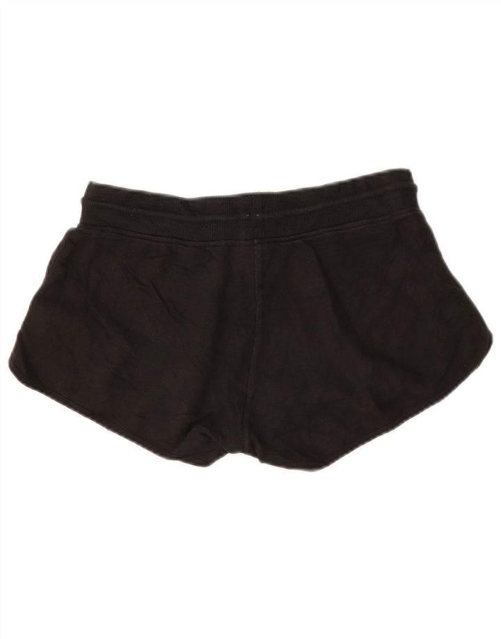 Champion Womens Sports Shorts UK 14 Medium Black Bomuld
