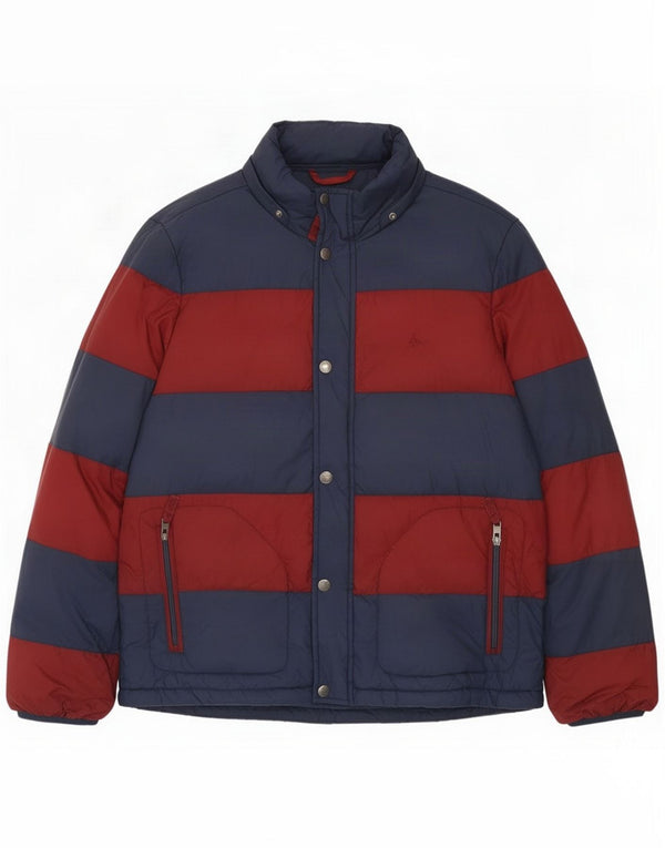 Jack Wills Mens Regular Fit Padded Jacket UK 38 Medium Blue Striped