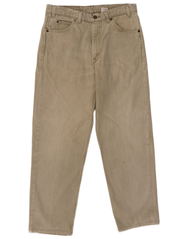 Levi's Herre 550 Relaxed Fit Tapered Jeans W34L32 Beige Bomuld