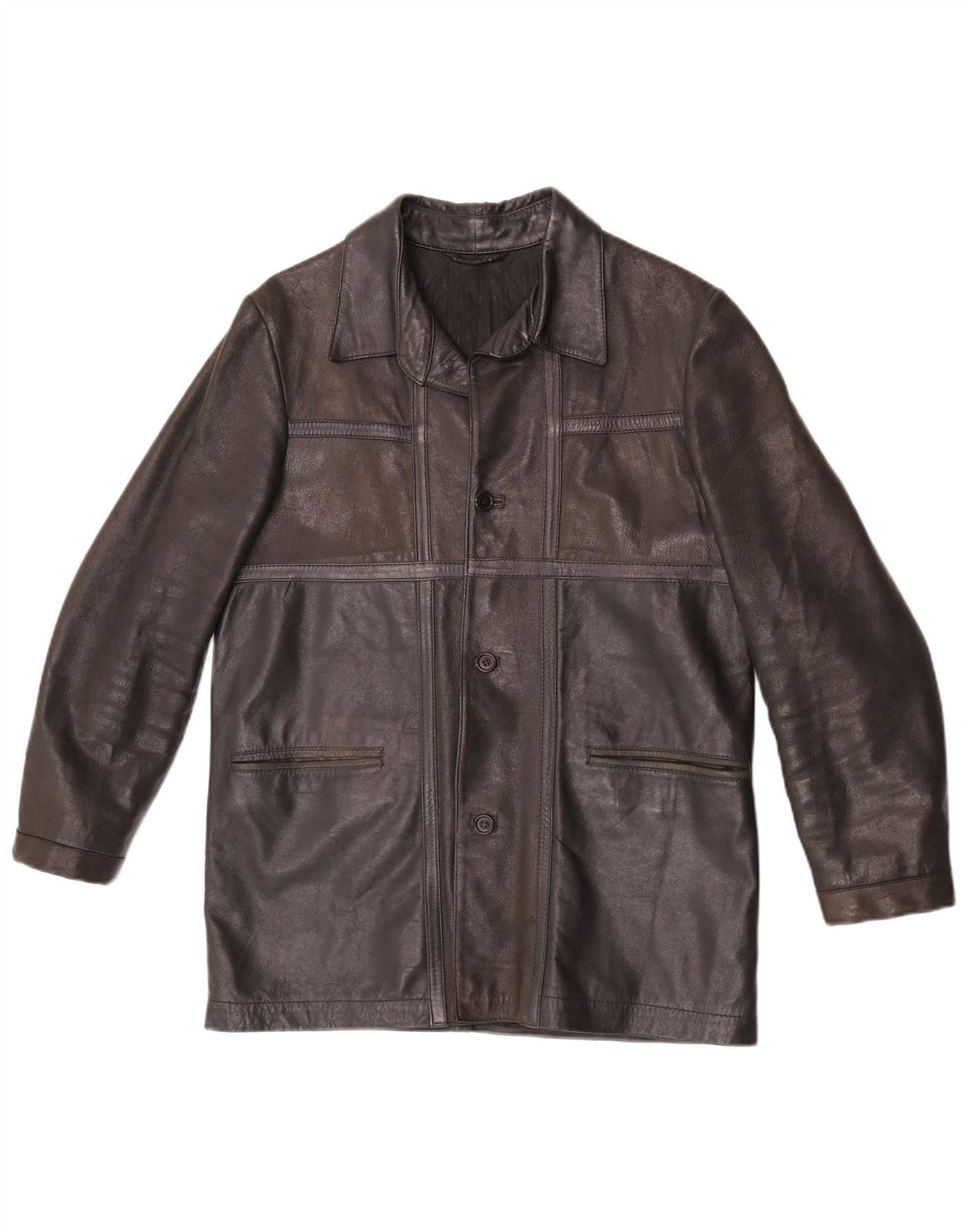 Vintage herre læderjakke UK 36 Small Brown