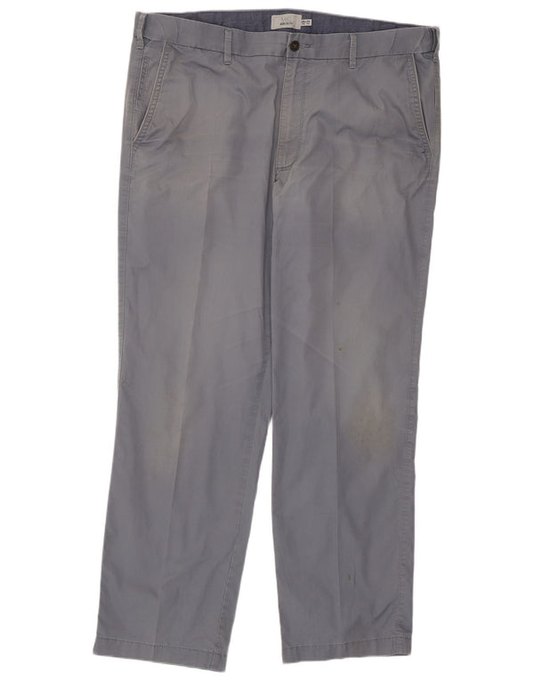 Marks & Spencer Herre Regular Fit Chinobukser W40 L31 Blå bomuld