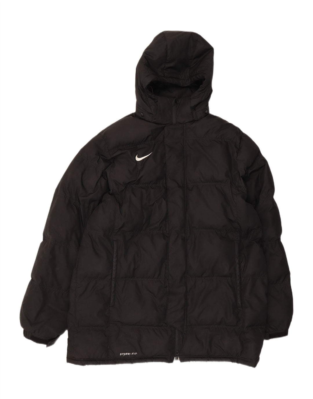 Nike Herre Storm-Fit polstret hættejakke UK 40 Stor sort polyester