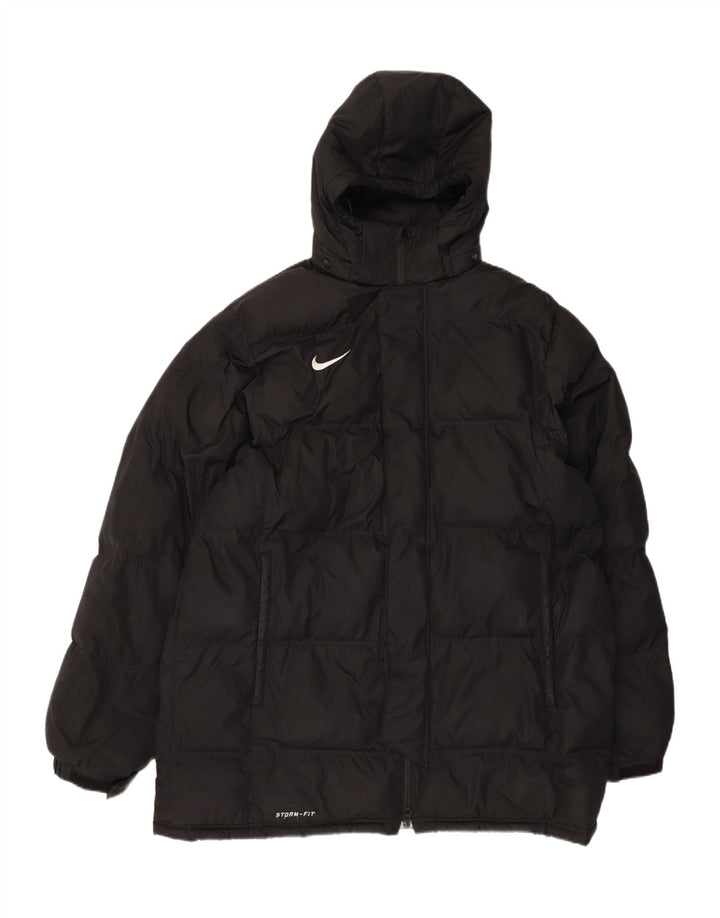 Nike Herre Storm-Fit polstret hættejakke UK 40 Stor sort polyester