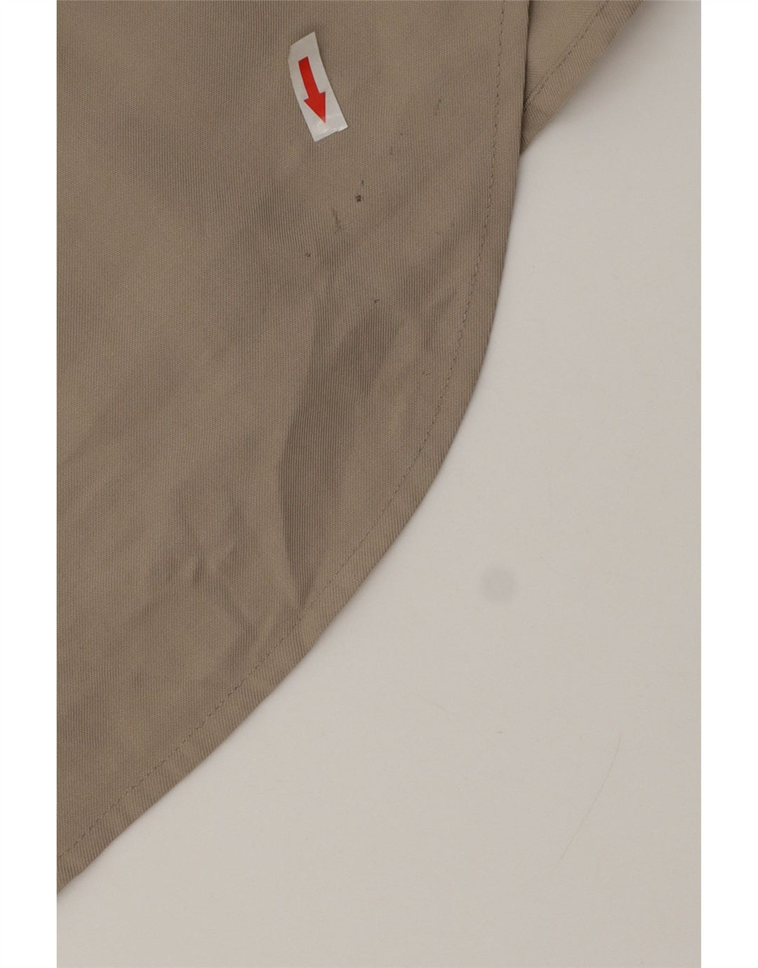 Zara Kvinders Oversized Skjortekjole UK 14 Medium Beige Viscose