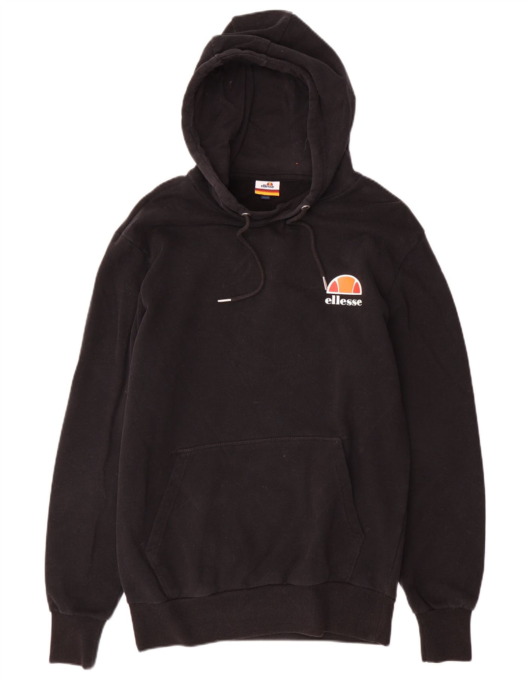 ELLESSE Grafisk hættetrøje til mænd mellem sort bomuld