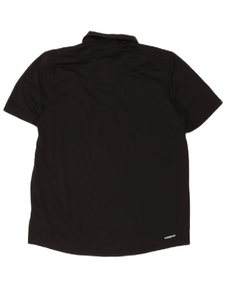 Adidas Aeroready Polo Shirt Medium Sort Polyester til mænd
