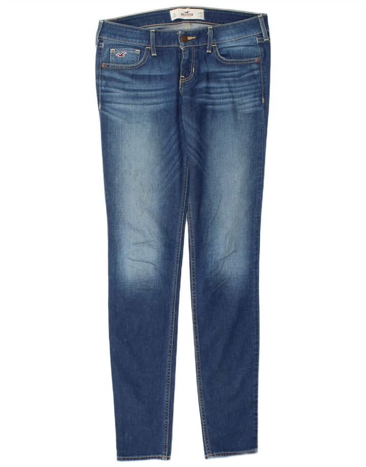HOLLISTER Dame Lange Skinny Jeans US 3 XS W26 L33 Blå Bomuld