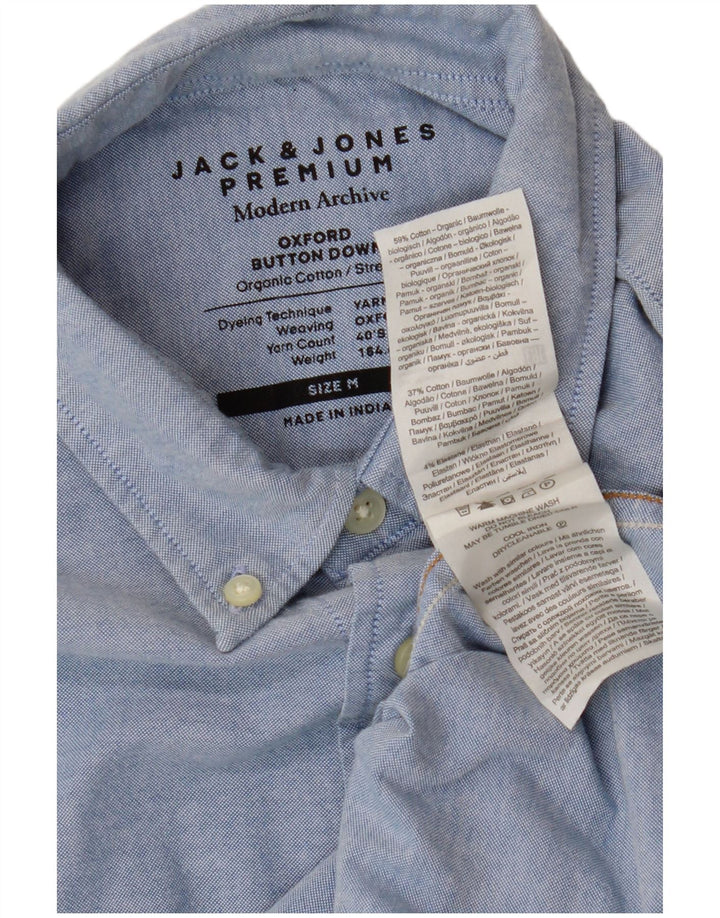 Jack & Jones herreskjorte medium blå bomuld