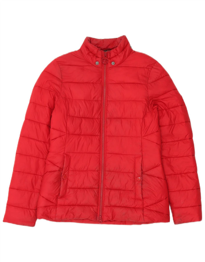 Barbour Herre polstret jakke UK 8 Lille rød polyamid