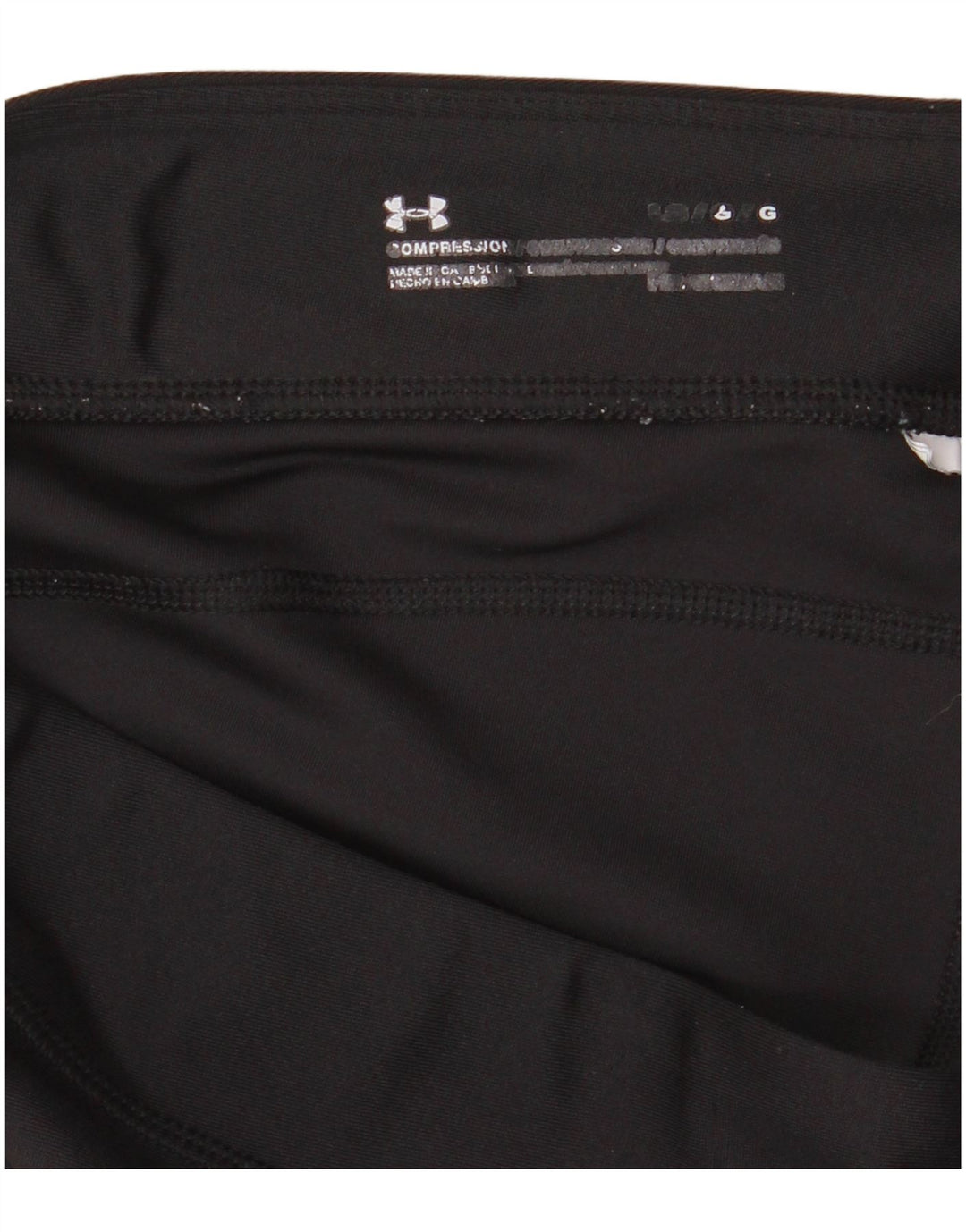 UNDER ARMOUR Womens Heat Gear Leggings UK 16 Large Black