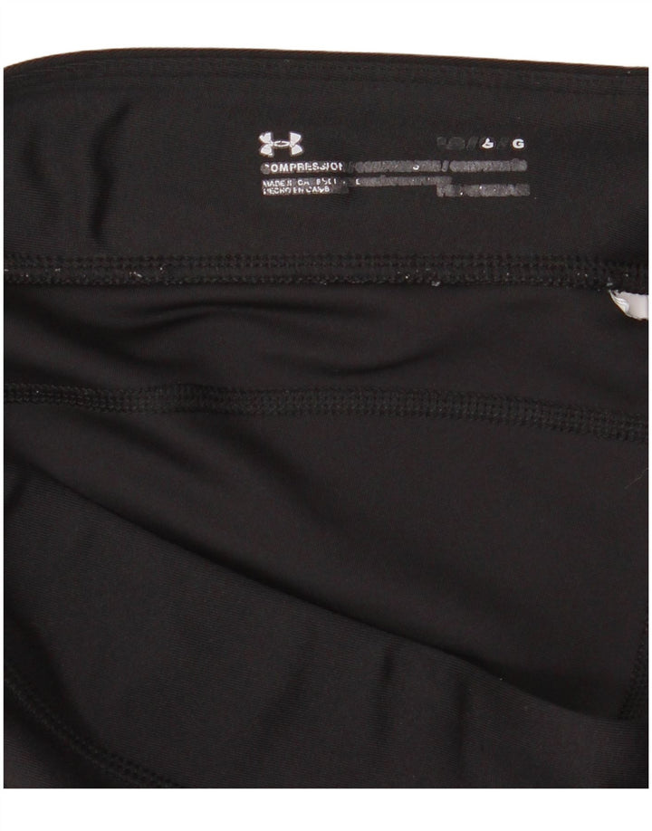 UNDER ARMOUR Womens Heat Gear Leggings UK 16 Large Black
