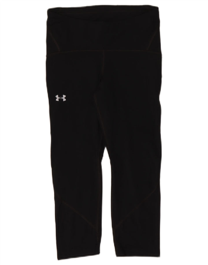 Under Armour Dame Capri Leggings UK 14 Medium Sort