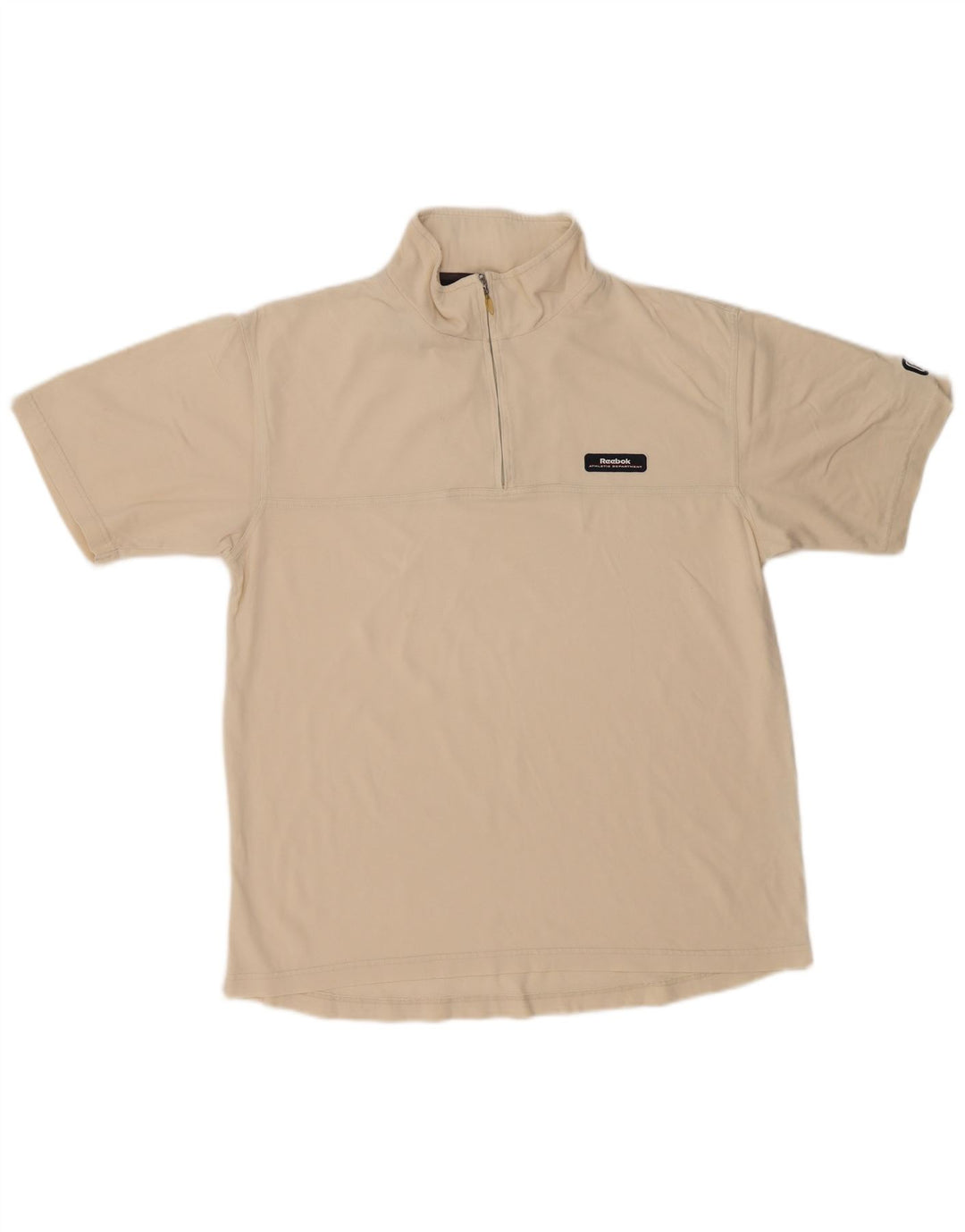 Reebok T-shirt med lynlås til mænd XL Beige
