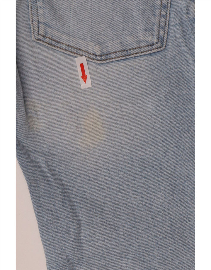 Zara Girls Distressed Flared Jeans 11-12 år W24 L27 Blå