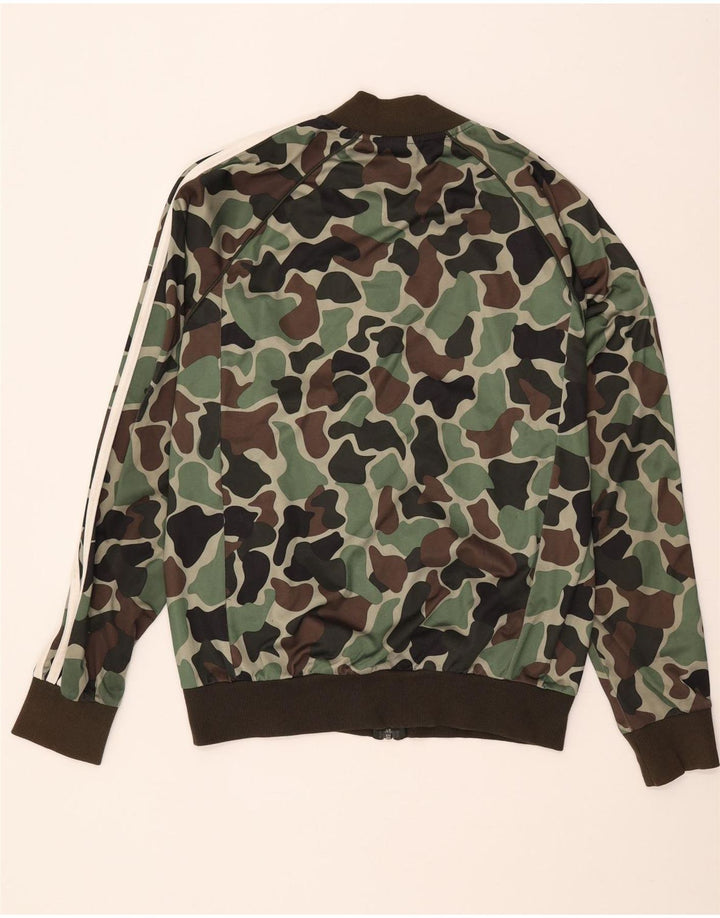 Adidas Herre træningsdragt Topjakke Stor Khaki Camouflage Polyester
