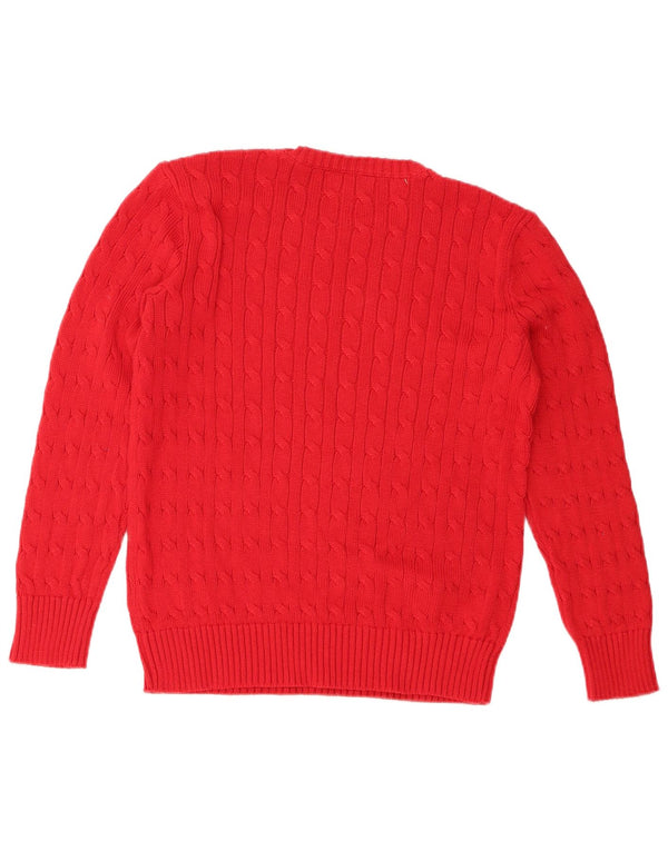 Ralph Lauren drenge sweater med rund hals 14-15 år stor rød