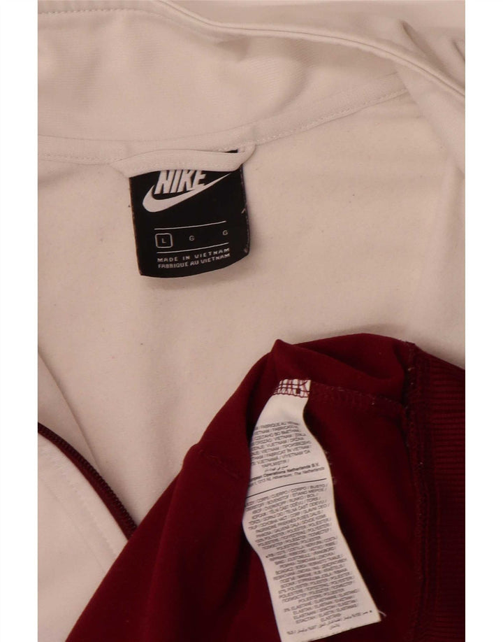 Nike træningsdragt til mænd, topjakke, stor rødbrun Colourblock Polyester