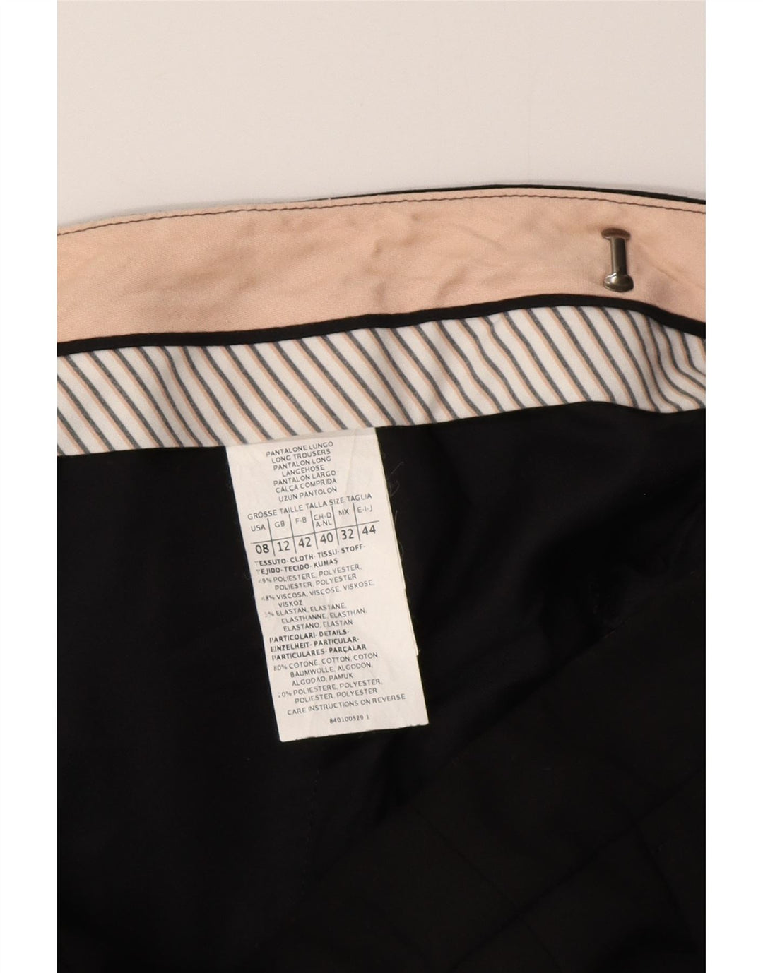 Max & Co. Lige fritidsbukser til kvinder UK 12 Medium W30 L30 Sort