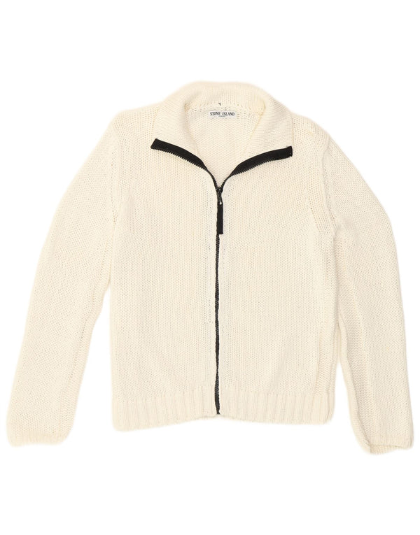 Stone Island Boys cardigantrøje 9-10 år Off White