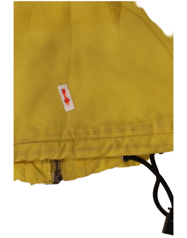 Sergio Tacchini Skijakke med hætte til mænd UK 36 Small Yellow Colourblock