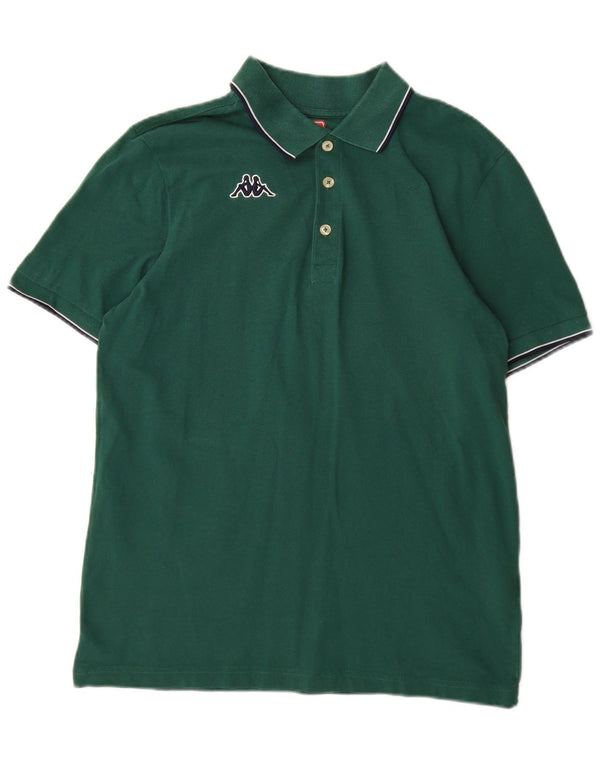 Kappa Polo Shirt til mænd Stor grøn bomuld