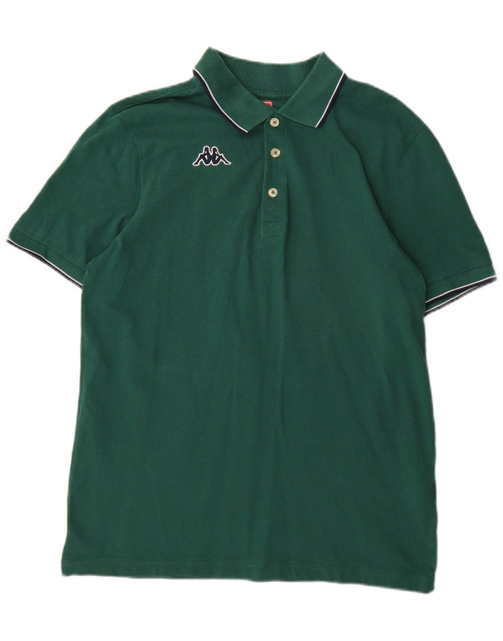 Kappa Polo Shirt til mænd Stor grøn bomuld