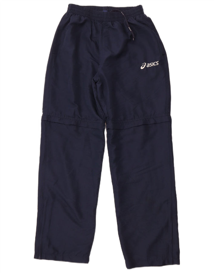 ASICS Træningsdragtsbukser til kvinder UK 14 Large Navy Blue Polyester