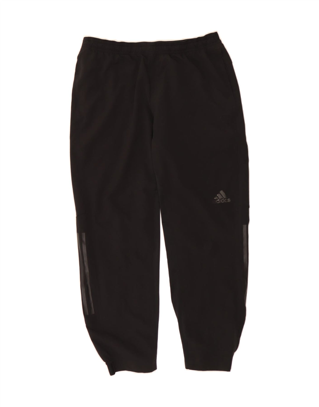 ADIDAS Mens Tracksuit Trousers Joggers Large  Black Polyester Vintage Adidas and Second-Hand Adidas from Messina Hembry 