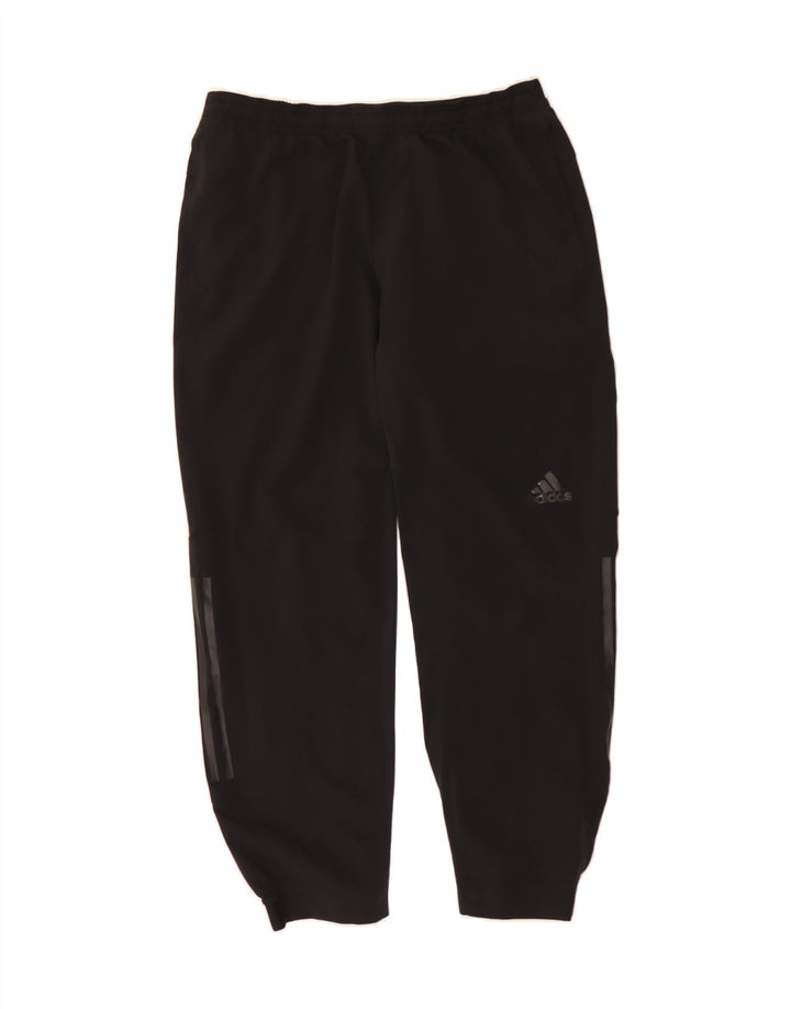 ADIDAS Mens Tracksuit Trousers Joggers Large  Black Polyester Vintage Adidas and Second-Hand Adidas from Messina Hembry 