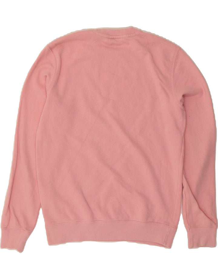 CHAMPION Womens Graphic Sweatshirt Jumper UK 10 Small Pink Cotton Vintage Champion and Second-Hand Champion from Messina Hembry 