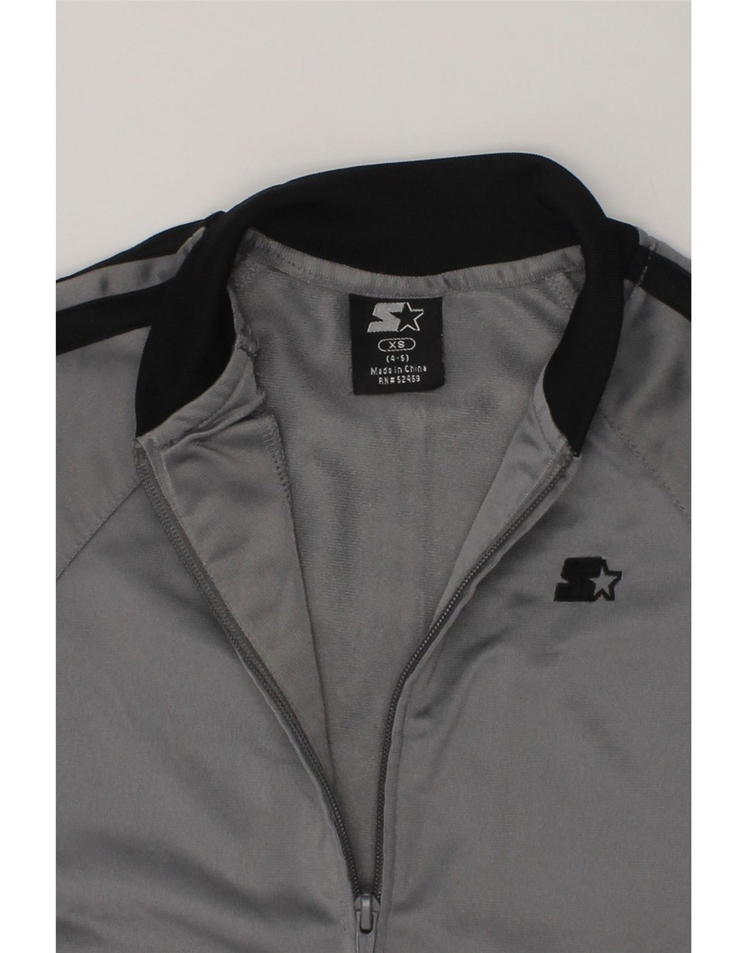 STARTER Boys Tracksuit Top Jacket 4-5 Years XS Grey Polyester | Vintage Starter | Thrift | Second-Hand Starter | Used Clothing | Messina Hembry 